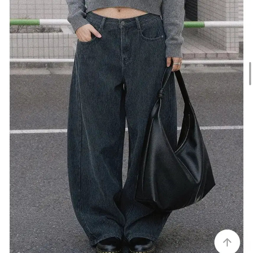 [BUNJANG] Striped Balloon Pants L / 스트라이프 벌룬팬츠 L