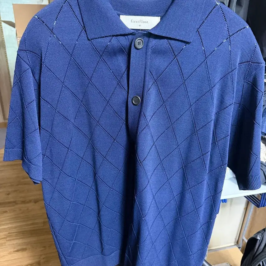 [BUNJANG] First Floor Knit Cardigan / 퍼스트플로어 니트반팔가디건 시스루