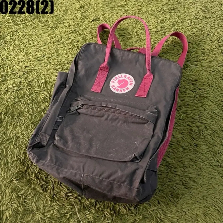 [SOLD OUT] 피엘라벤 칸켄백 블랙 + 핑크