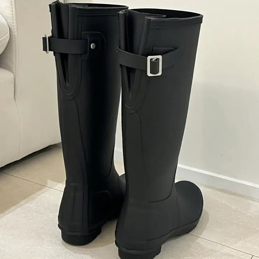 [BUNJANG] Hunter Adjustable Tall Rain Boots / (하비 ok) 백 어드저스터블 톨 레인부츠 240 / 새상품