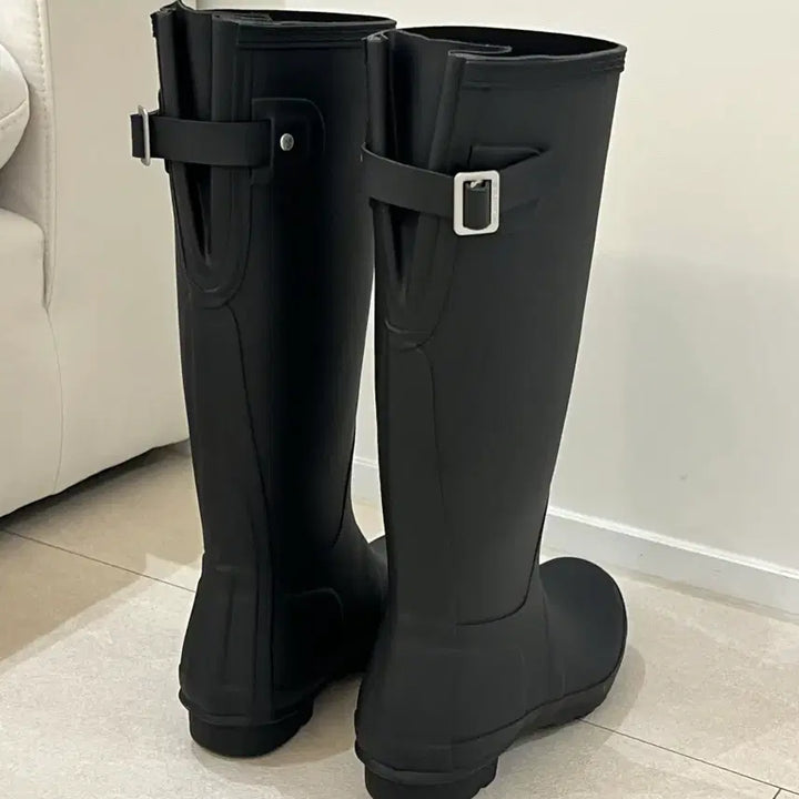 [BUNJANG] Hunter Adjustable Tall Rain Boots / (하비 ok) 백 어드저스터블 톨 레인부츠 240 / 새상품