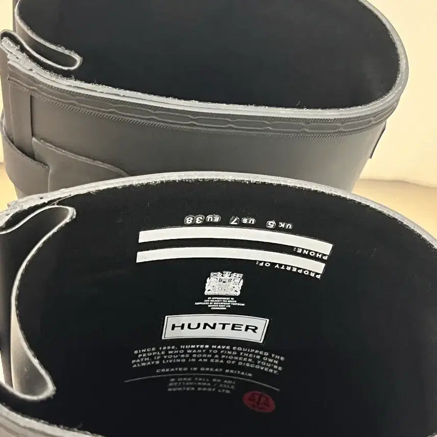 [BUNJANG] Hunter Adjustable Tall Rain Boots / (하비 ok) 백 어드저스터블 톨 레인부츠 240 / 새상품