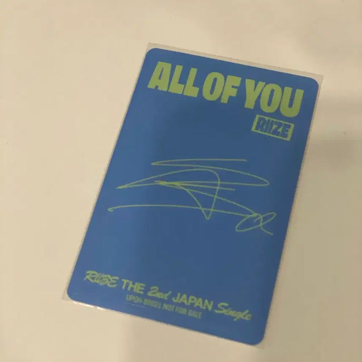 [BUNJANG] RIIZE Shotaro Photocard / 라이즈 올오브유 쇼타로포카