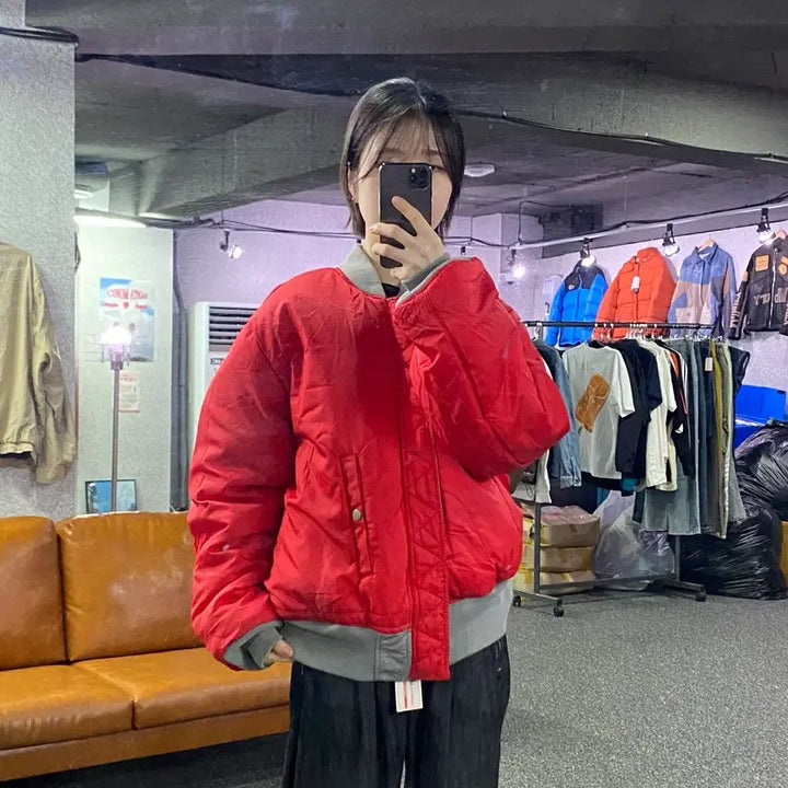 [BUNJANG] Alpha Industries Reversible Apollo MA-1 Bomber Jacket / 알파인더스트리 리버시블 아폴로 ma1 점퍼 B4244