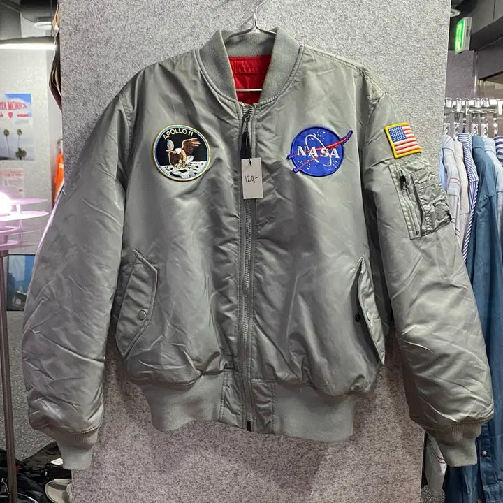 [BUNJANG] Alpha Industries Reversible Apollo MA-1 Bomber Jacket / 알파인더스트리 리버시블 아폴로 ma1 점퍼 B4244