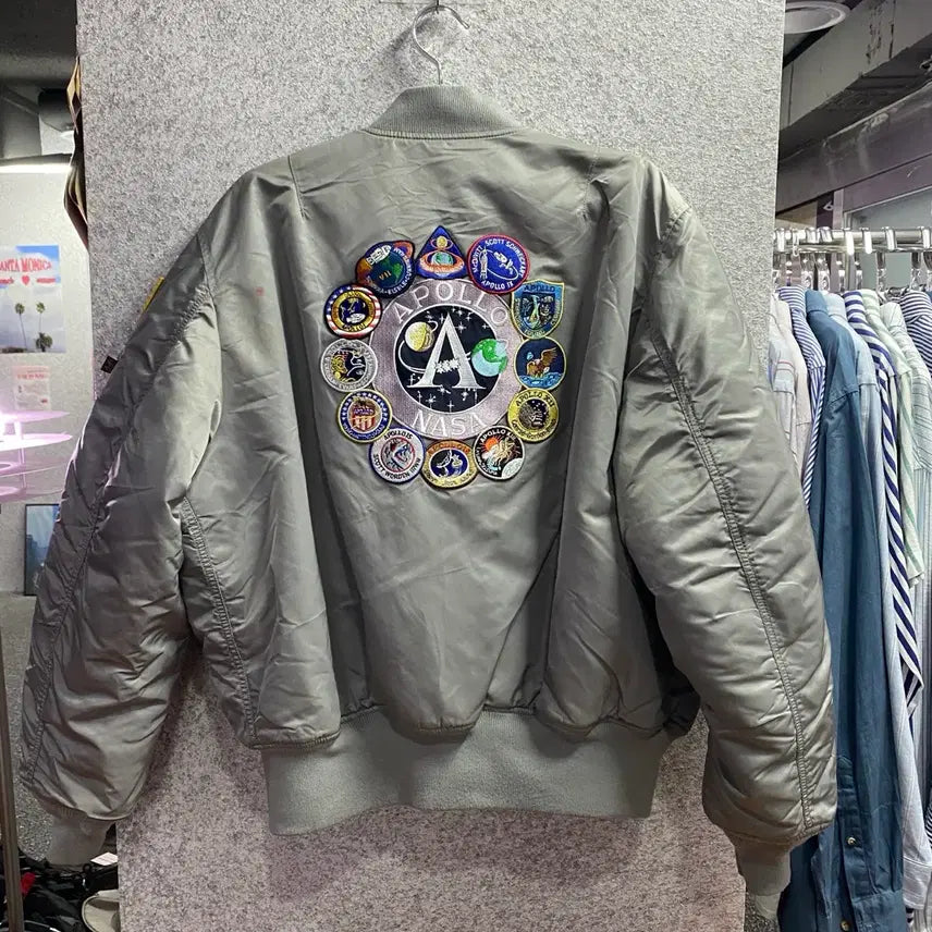 [BUNJANG] Alpha Industries Reversible Apollo MA-1 Bomber Jacket / 알파인더스트리 리버시블 아폴로 ma1 점퍼 B4244
