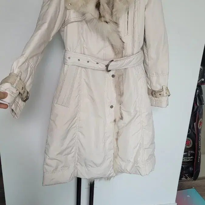 [BUNJANG] MICHAA Fox Fur Duck Down Padded Jacket / MICHAA   미샤  폭스털  오리털패딩  -91사이즈