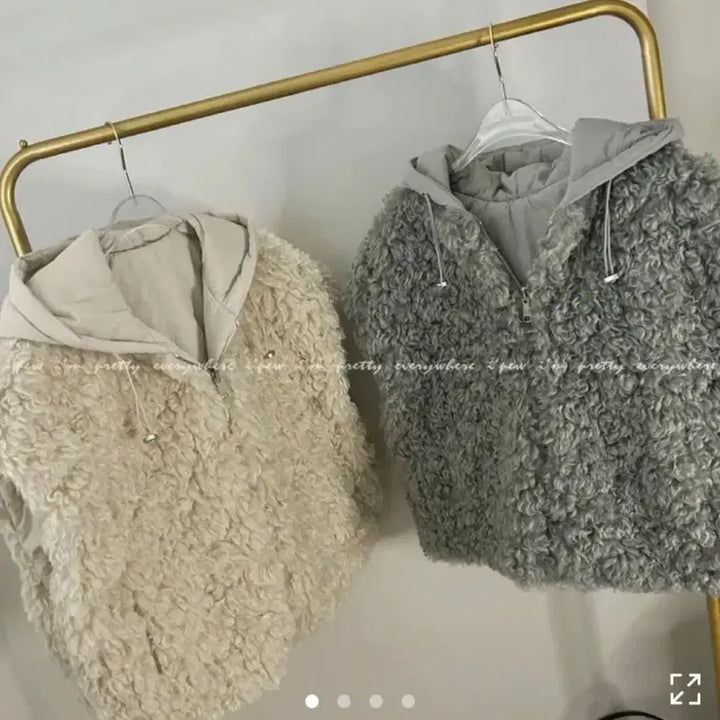[BUNJANG] Imported Reversible Shearling Padded Vest / 수입의류) 양털 리버시블 패딩조끼
