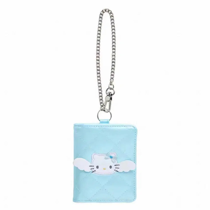 [BUNJANG] Sanrio Hello Kitty Card Wallet Case Keyring / 산리오 유메미루 꿈꾸는 엔젤 헬로키티 카드 지갑 케이스 키링
