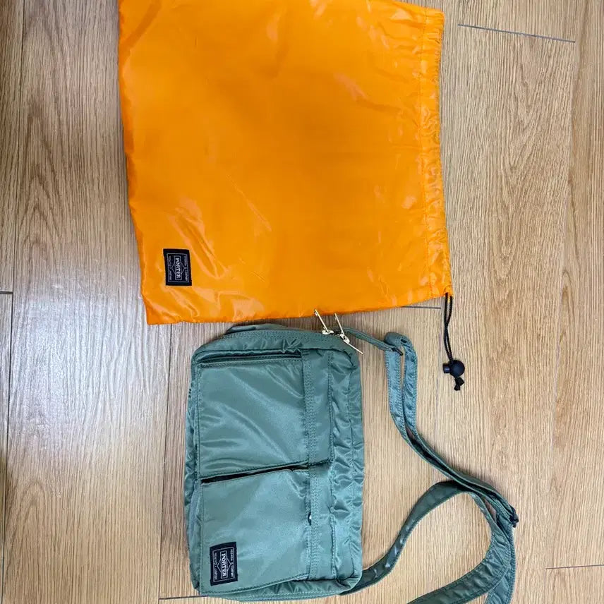 [BUNJANG] Porter Tanker Shoulder Bag Small S Sage Green / 포터 탱커 숄더백 스몰S 세이지그린