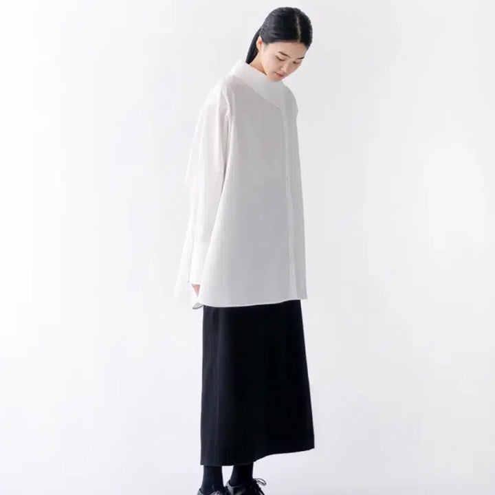 [BUNJANG] Uenoia Sideway Shirt / 유노이아 사이드웨이 셔츠