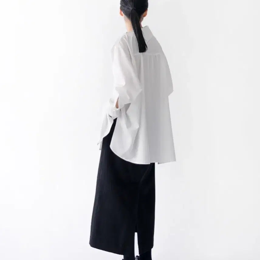 [BUNJANG] Uenoia Sideway Shirt / 유노이아 사이드웨이 셔츠