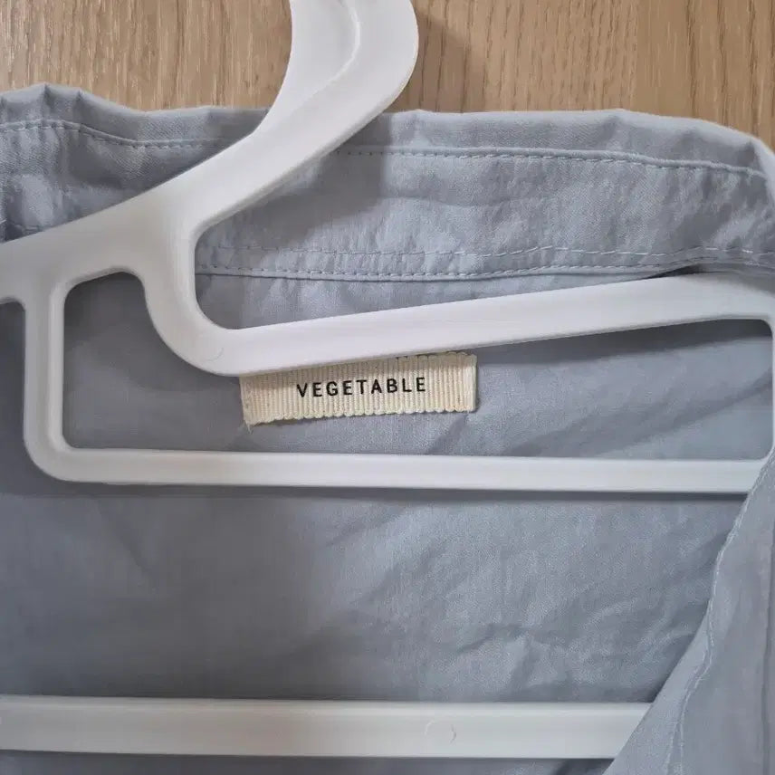 [BUNJANG] VEGETABLE Pastel Blue Shirt / VEGETABLE 베지터블 하늘색 셔츠 F