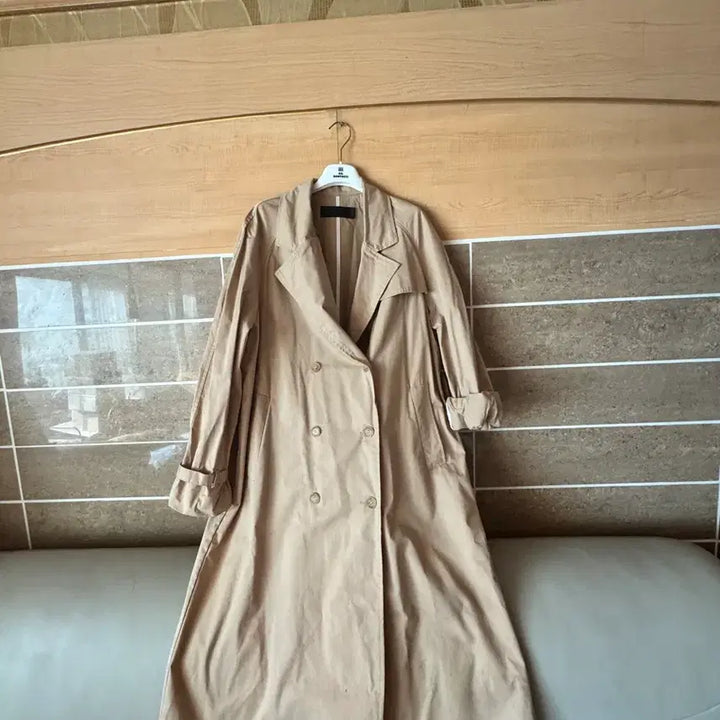 [BUNJANG] Beige Trench Coat / 베이지 트렌치 코트