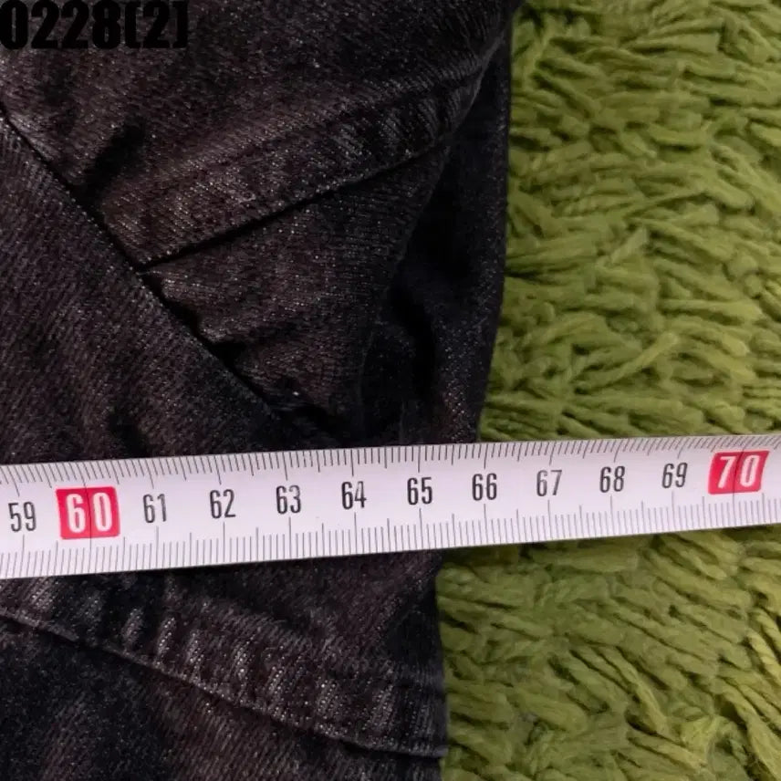 [BUNJANG] NON FLOOR Black Denim Bomber Jacket / NON FLOOR 블랙 데님 봄버 자켓