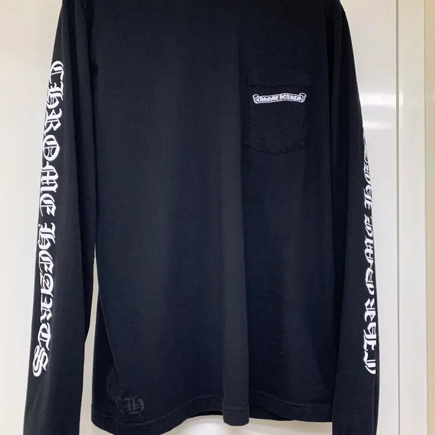 [BUNJANG] Chrome Hearts Scroll Label Long Sleeve T-Shirt XL / [XL] 크롬하츠 스크롤라벨 롱슬리브