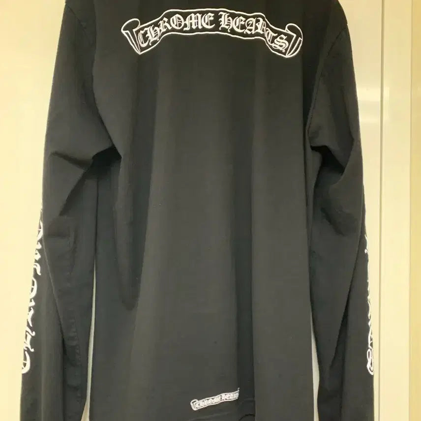 [BUNJANG] Chrome Hearts Scroll Label Long Sleeve T-Shirt XL / [XL] 크롬하츠 스크롤라벨 롱슬리브