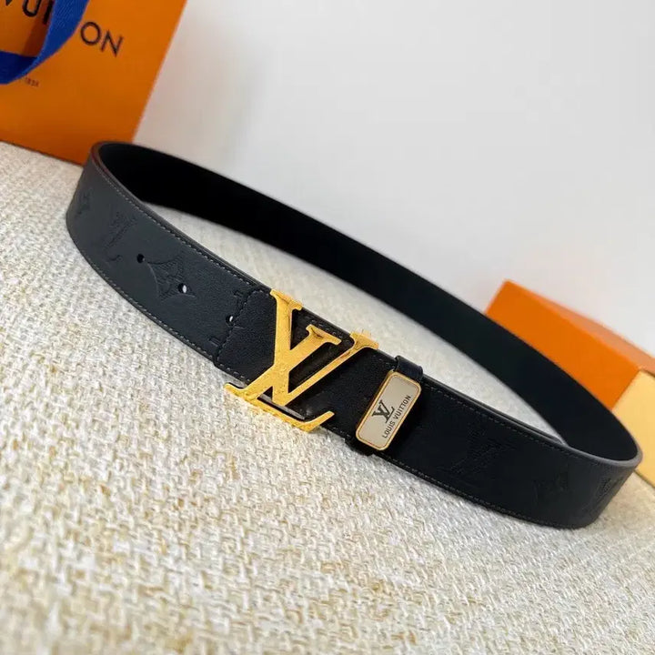 [BUNJANG] LV Leather Belt 3.8CM / LV 소가죽 가죽벨트 폭 3.8CM