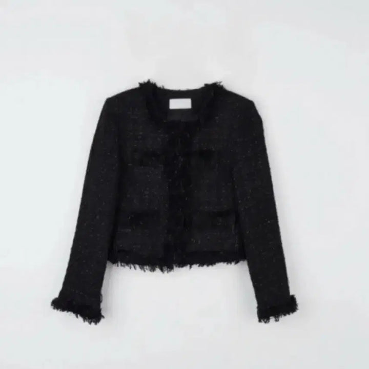 [BUNJANG] Inegi Odor Two-ming Black Tweed Jacket / 이네기 오도어 투밍 bnfrom 블랙 트위드자켓