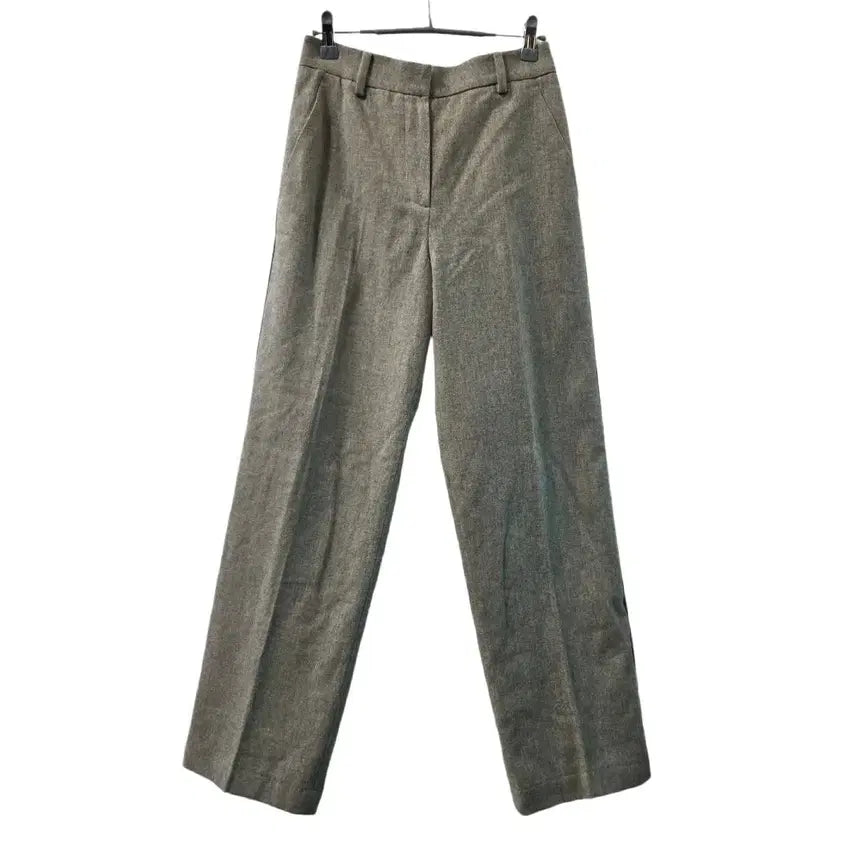 [BUNJANG] SJSJ Wool Blend Wide Slacks / 한섬 SJSJ 울 혼방 와이드 슬랙스 바지