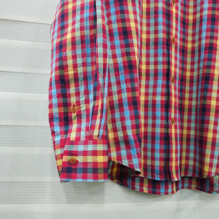 [BUNJANG] Vivienne Westwood Men Linen Blend Check Shirt / 비비안웨스트우드 맨 린넨혼방 체크셔츠- 50