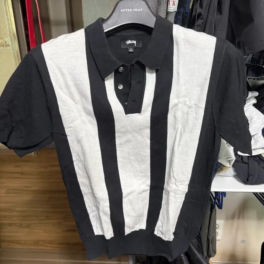[BUNJANG] Stussy Color Block Short Sleeve T-Shirt / 스투시 반팔 s