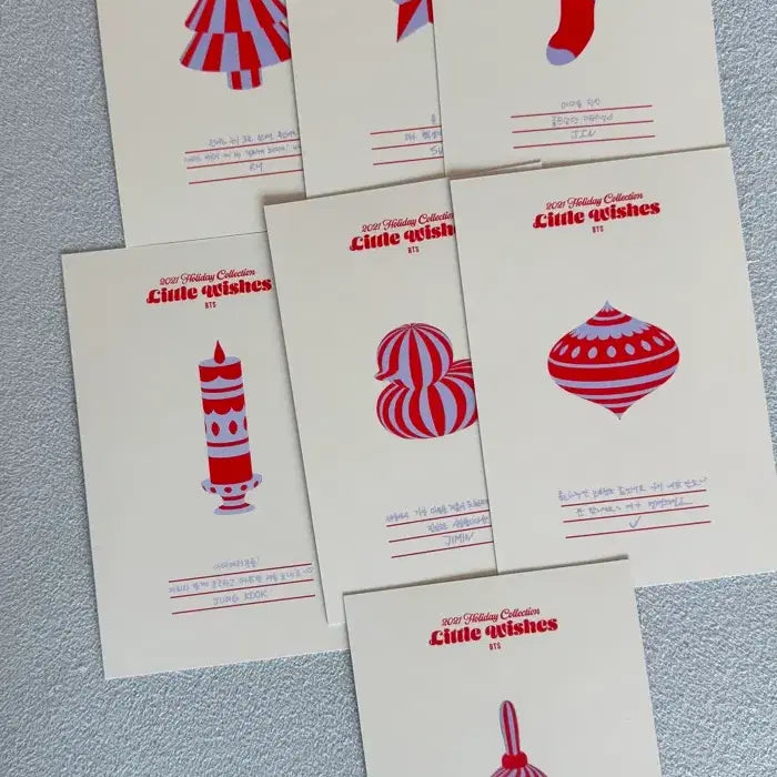 [BUNJANG] BTS Postcard Set / 방탄소년단(BTS) 엽서- 7장세트