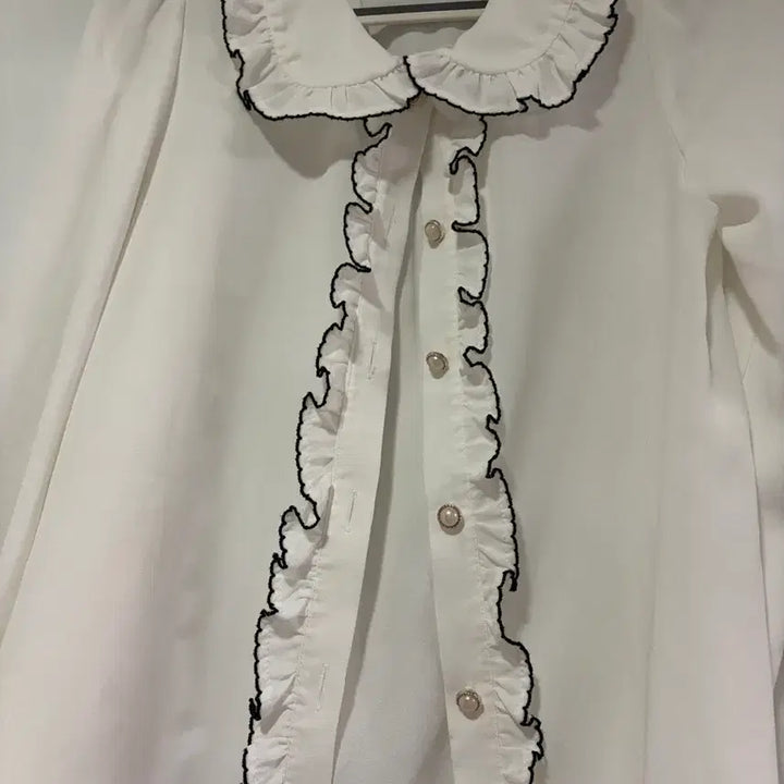 [BUNJANG] Ankrouge White Blouse / 앙크루즈 Ankrouge 화이트 블라우스 양산형지뢰계리즈리사유아탸