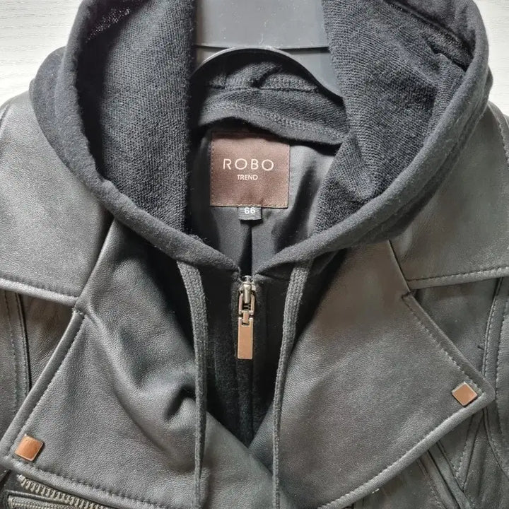 [SOLD OUT] 로보 후드 양가죽 자켓 66