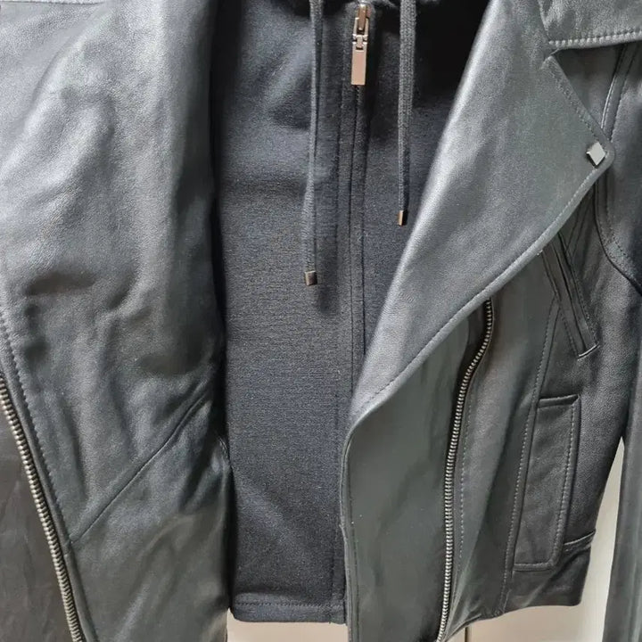 [SOLD OUT] 로보 후드 양가죽 자켓 66