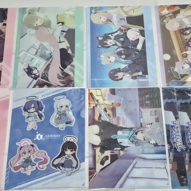 [BUNJANG] Blue Archive Lawson Collaboration Clear File / 블루아카이브 클리어파일 일본 로손 메모리얼 4주년 온리전