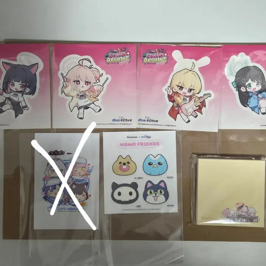 [BUNJANG] Blue Archive Lawson Collaboration Clear File / 블루아카이브 클리어파일 일본 로손 메모리얼 4주년 온리전