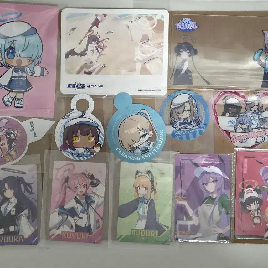 [BUNJANG] Blue Archive Lawson Collaboration Clear File / 블루아카이브 클리어파일 일본 로손 메모리얼 4주년 온리전