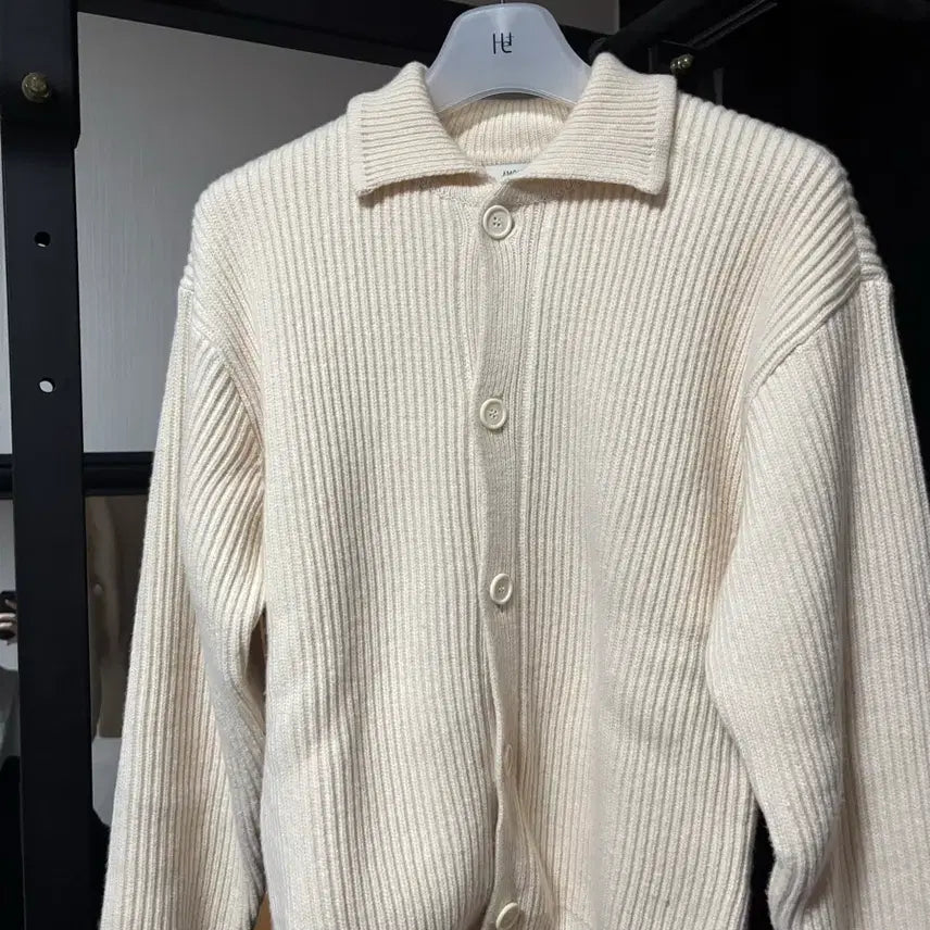 [BUNJANG] AMOMENTO Ribbed Cardigan / [m]아모멘토 리브드 가디건