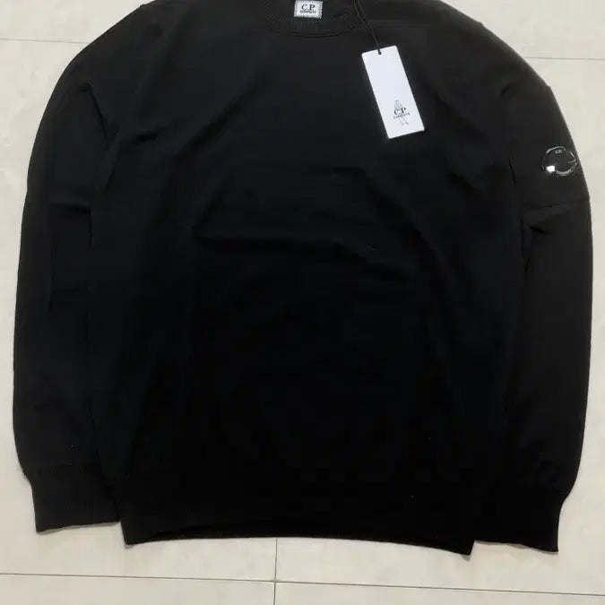 [BUNJANG] C.P. Company Cotton Crepe Crewneck Knit / 씨피컴퍼니 코튼 크레이프 크루넥 니트