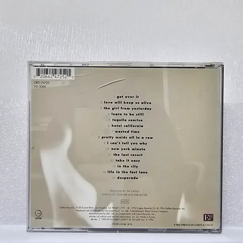 [BUNJANG] Eagles Hell Freezes Over CD / Hell Freezes Over 이글스 (Eagles)  CD