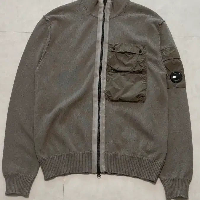 [BUNJANG] C.P. Company Cotton Mixed Zipped Knit / 씨피컴퍼니 코튼 믹스 지퍼 니트