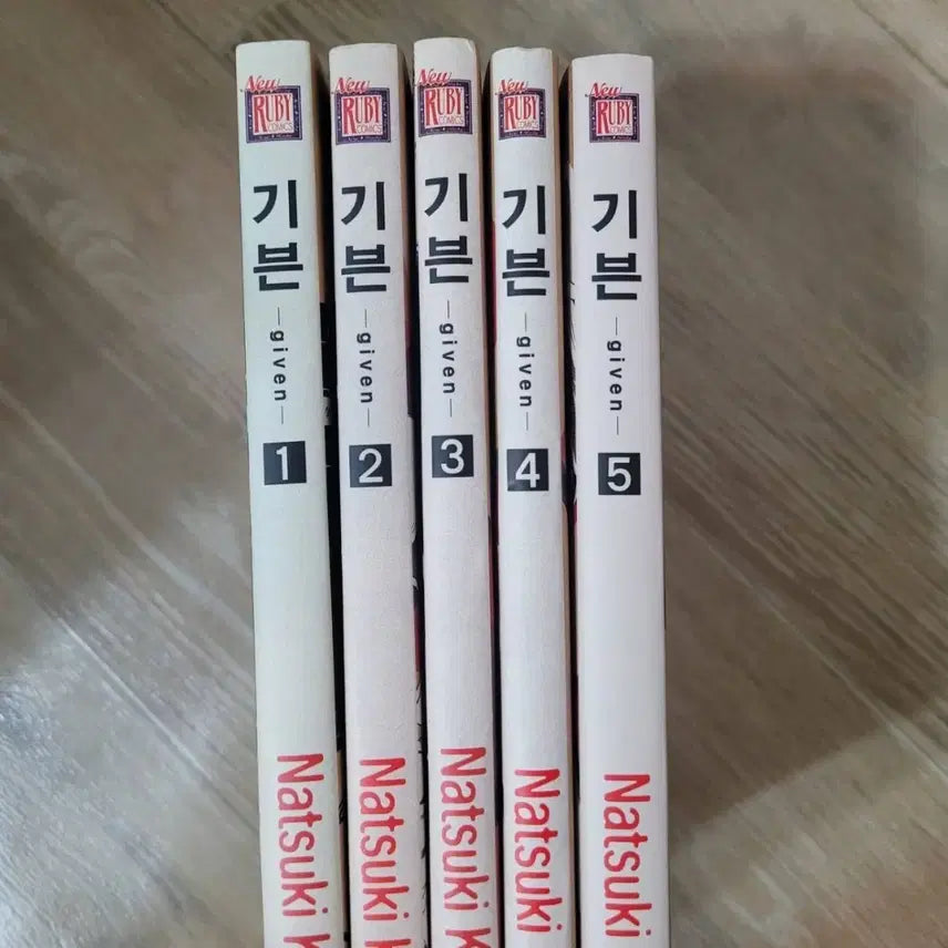 [BUNJANG] Given 1-5 Manga Set / BL만화책 기븐 1~5권 판매
