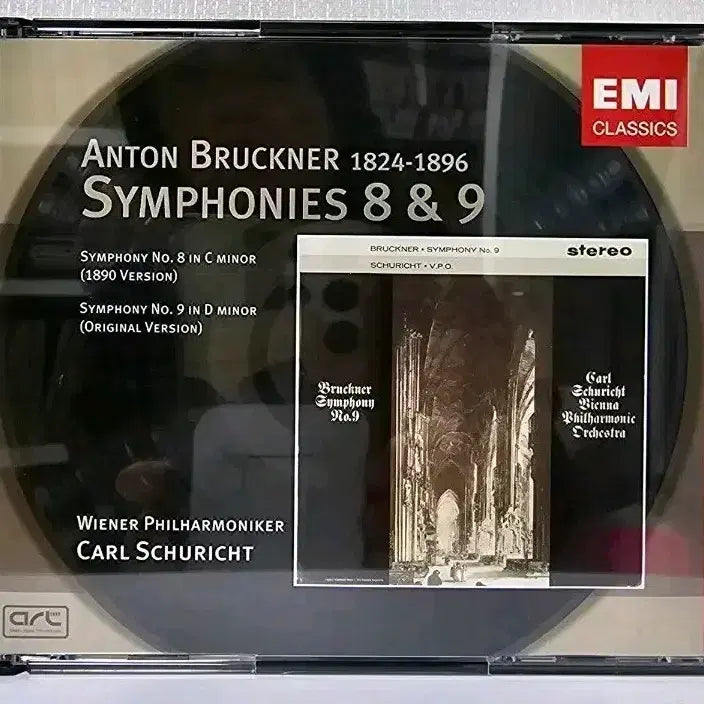 [BUNJANG] Wilhelm Schuricht Bruckner Symphonies 8 & 9 2CD / 브루크너 교향곡 8번 & 9번 Schuricht 2CD