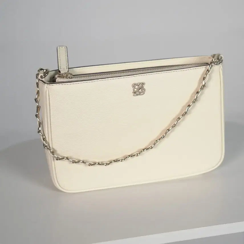 [BUNJANG] Louis Quatorze Chain Shoulder Bag Ivory / 루이까또즈 체인 숄더백 아이보리