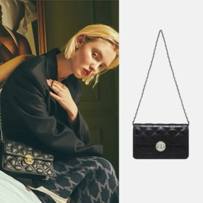 [BUNJANG] MCM Chain Bag / 메트로시티 체인백 (사용감 없음)