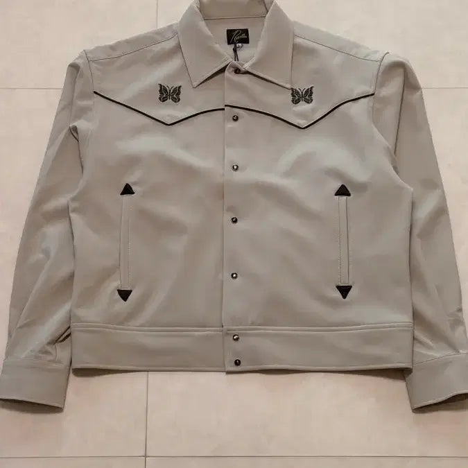 [BUNJANG] Needles Double Cloth Piping Jacket / 니들스 더블 클로스 파이핑 자켓