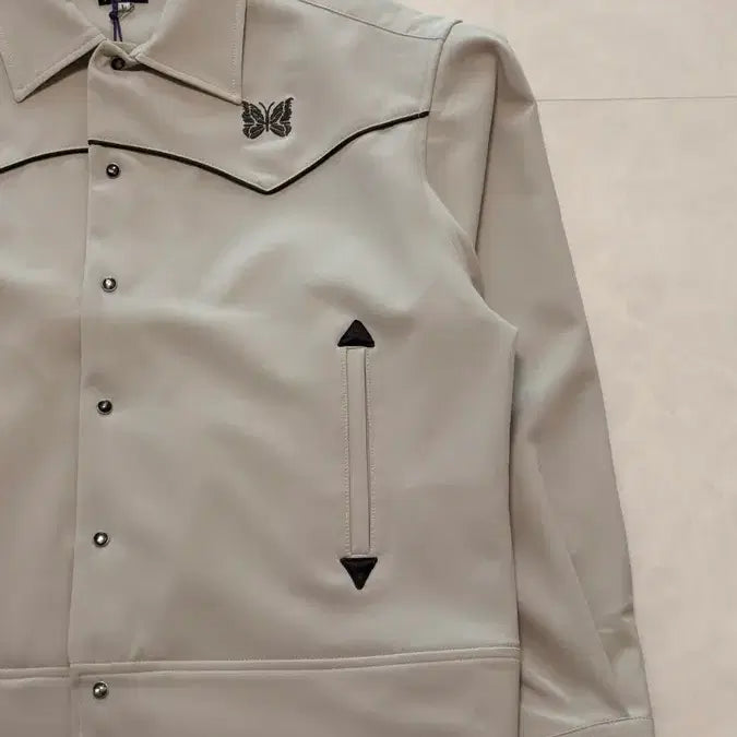 [BUNJANG] Needles Double Cloth Piping Jacket / 니들스 더블 클로스 파이핑 자켓
