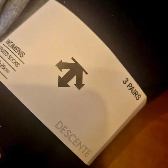 [BUNJANG] Descente Cushion Socks (3-Pack) / 데상트3중 쿠션 양말 3족 세트