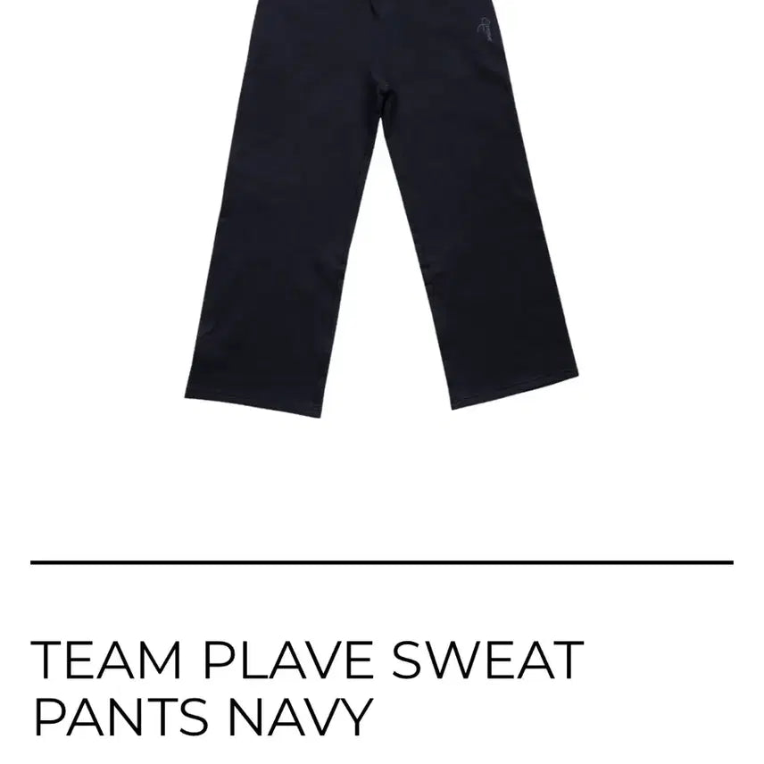 [BUNJANG] Team PLAVE Sweat Pants Navy L / 팀 플레이브 스웨트 팬츠 바지 네이비 L 미개봉 원가 이하 양도