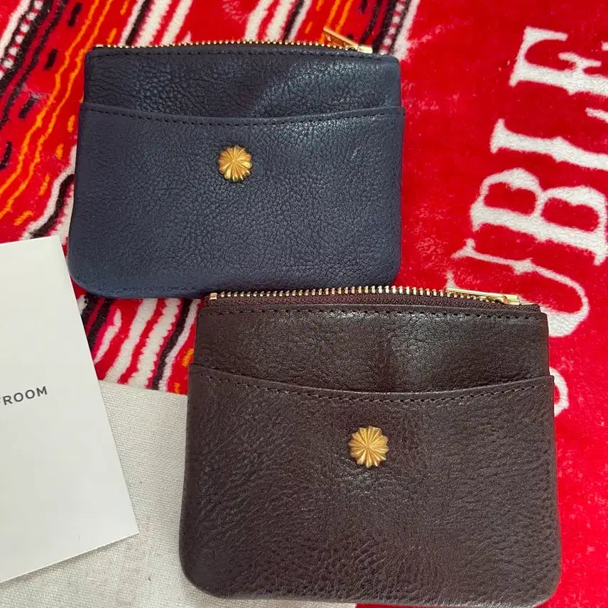[BUNJANG] Rivet Cowhide Mini Card Holder Wallet / 리벳 소가죽 미니 카드지갑 남자지갑