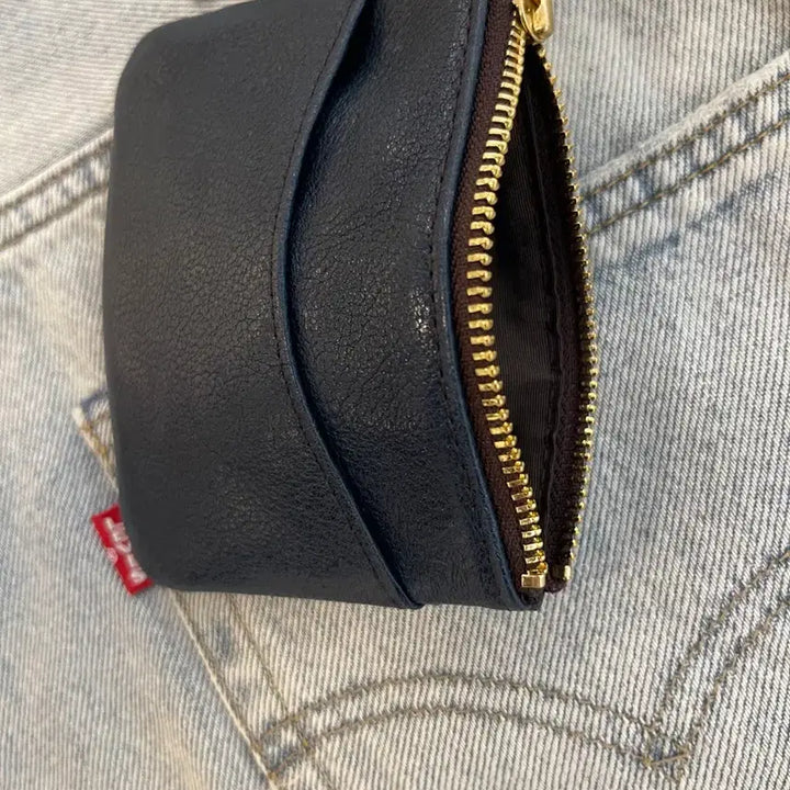 [BUNJANG] Vintage Rivet Leather Card Wallet / [재입고] 빈티지 리벳 소가죽 카드지갑 크롬하츠무드