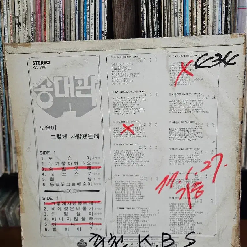 [BUNJANG] Song Dae Gwan - Mosubi / Geureoke Saranghaenneunde LP / [LP]송대관 - 모습이 / 그렇게 사랑했는데