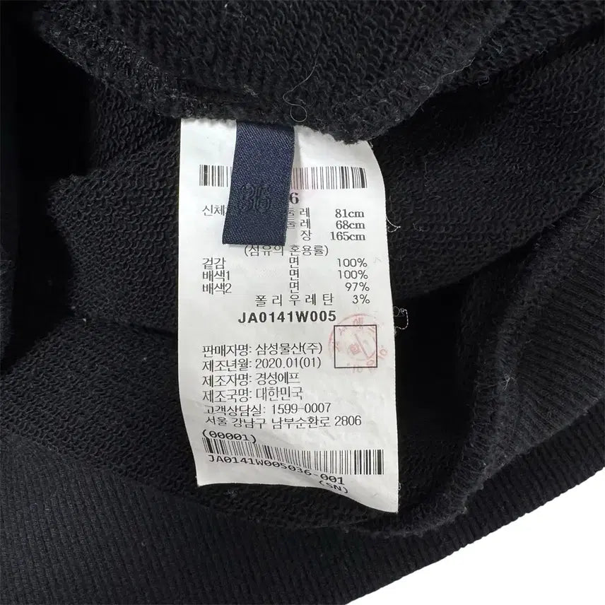 [BUNJANG] Juun.J Modular Collection Black Hoodie / 준지 모듈 컬렉션 블랙 후드티 36