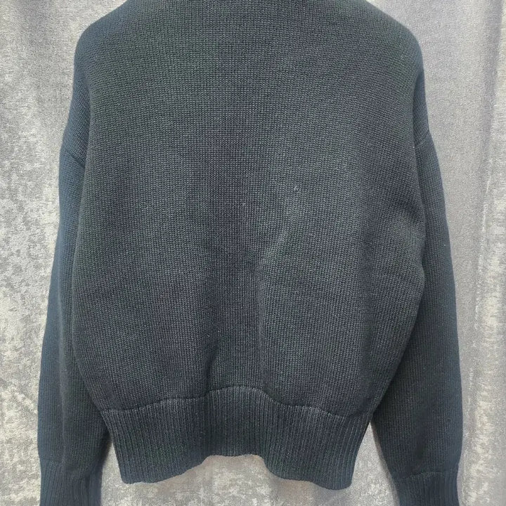 [BUNJANG] Ami Big Heart Logo Black Cardigan XS / 아미 빅하트 로고 블랙 가디건 XS